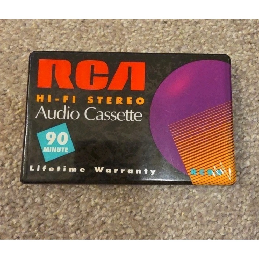 RCA Blank Cassette Tapes Audio-New Sealed-90‎ Minute Hi-Fi
